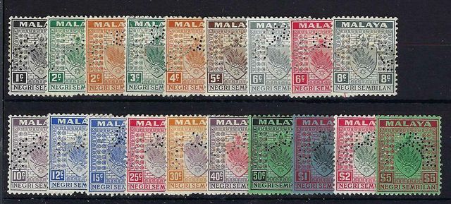 Image of Malayan States ~ Negri Sembilan 21S/39S MM